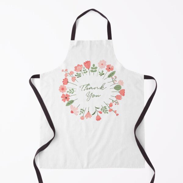 Item preview, Thank you, floral wreath, cute flowers designed and sold by CHERRY--SHOP.