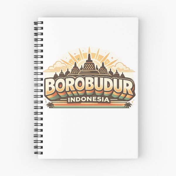 Item preview, Borobudur Sunrise Temple with Kedu Plain and Mount Merapi Indonesia designed and sold by Aryabek.