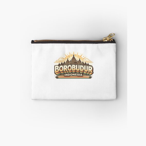 Item preview, Borobudur Sunrise Temple with Kedu Plain and Mount Merapi Indonesia designed and sold by Aryabek.