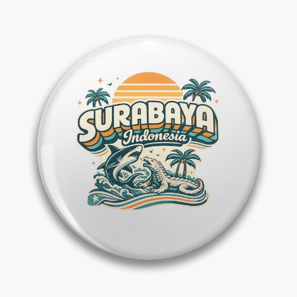 Item preview, Surabaya Cityscape with Suramadu Bridge and East Java Indonesia designed and sold by Aryabek.