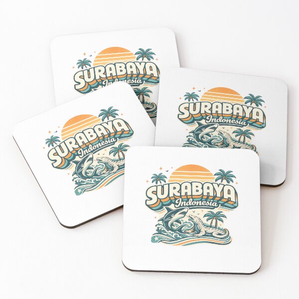 Item preview, Surabaya Cityscape with Suramadu Bridge and East Java Indonesia designed and sold by Aryabek.