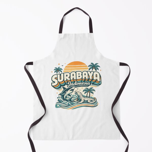 Item preview, Surabaya Cityscape with Suramadu Bridge and East Java Indonesia designed and sold by Aryabek.