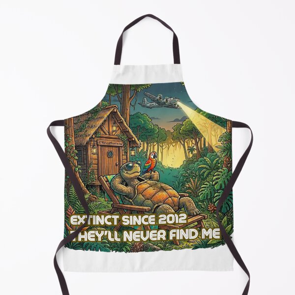 Item preview, Funny Turtle Gift - Extinct Pinta Island Tortoise Hiding In The Forest T-Shirt - Extinct Since 2012 - Wildlife Humor - Animal Lover Gift designed and sold by Nature & Moustaches.
