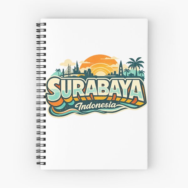 Item preview, Surabaya Indonesia Skyline with Suramadu Bridge and East Java Coast designed and sold by Aryabek.
