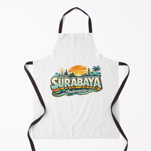 Item preview, Surabaya Indonesia Skyline with Suramadu Bridge and East Java Coast designed and sold by Aryabek.