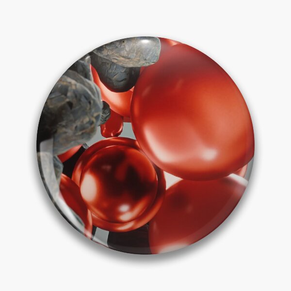Item preview, Red Spheres and Rocky Formations designed and sold by fwidhantos.
