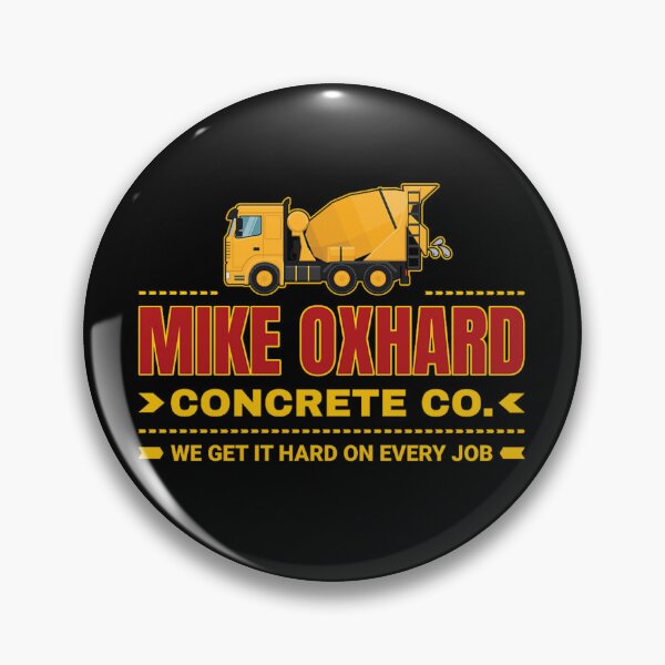 Item preview, Mike Oxhard Concrete Co Funny Construction Parody Dad Joke Dirty Humour Logo designed and sold by NgumohaLanke.