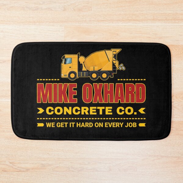 Item preview, Mike Oxhard Concrete Co Funny Construction Parody Dad Joke Dirty Humour Logo designed and sold by NgumohaLanke.