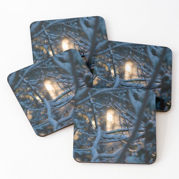 Item preview, Sunlight through snow blanketed trees designed and sold by Danekrphotography.