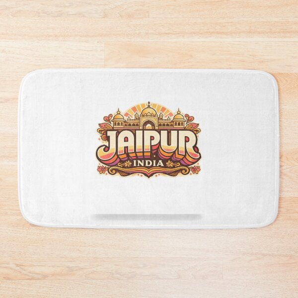 Item preview, Jaipur Rajasthan with Hawa Mahal and Pink City Architecture India designed and sold by Aryabek.