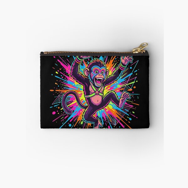 Item preview, Crazy Party Monkey – Neon Chaos Mode designed and sold by RH Design Lab.