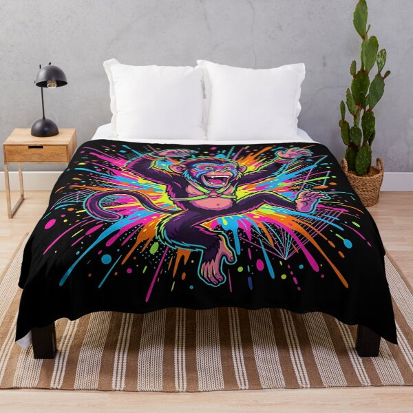 Item preview, Crazy Party Monkey – Neon Chaos Mode designed and sold by RH Design Lab.