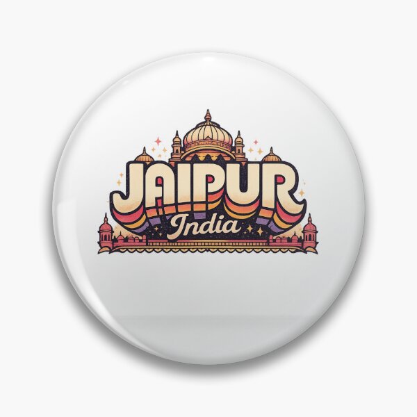 Item preview, Jaipur India Skyline with Amber Fort and City Palace Rajasthan designed and sold by Aryabek.