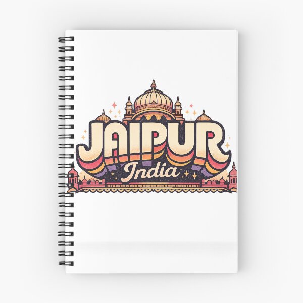 Item preview, Jaipur India Skyline with Amber Fort and City Palace Rajasthan designed and sold by Aryabek.