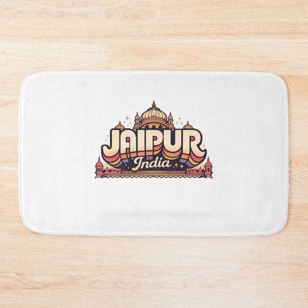 Item preview, Jaipur India Skyline with Amber Fort and City Palace Rajasthan designed and sold by Aryabek.