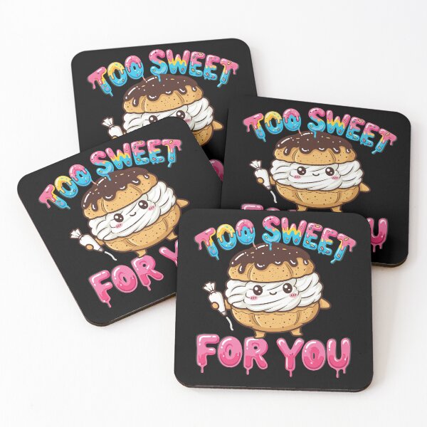 Item preview,  Too Sweet Kawaii profiterole Drip Design designed and sold by Coowo22.