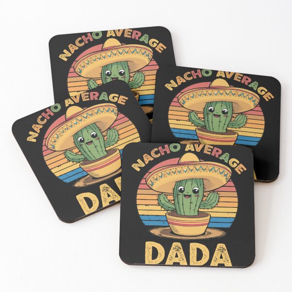Item preview, Nacho Average Dada Funny Mexican Cactus Sombrero Father's Day Dad Pun Art designed and sold by NgumohaLanke.