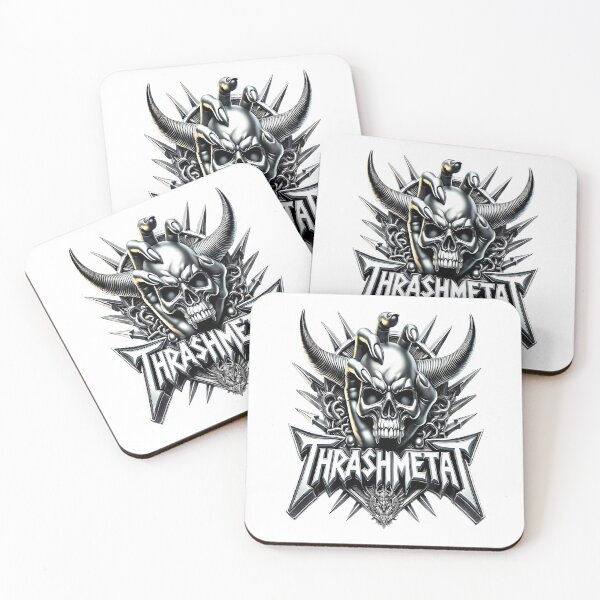 Item preview, Thrashmetal Reach for the Silver Death Mask Writing designed and sold by Kimenta Fashion.