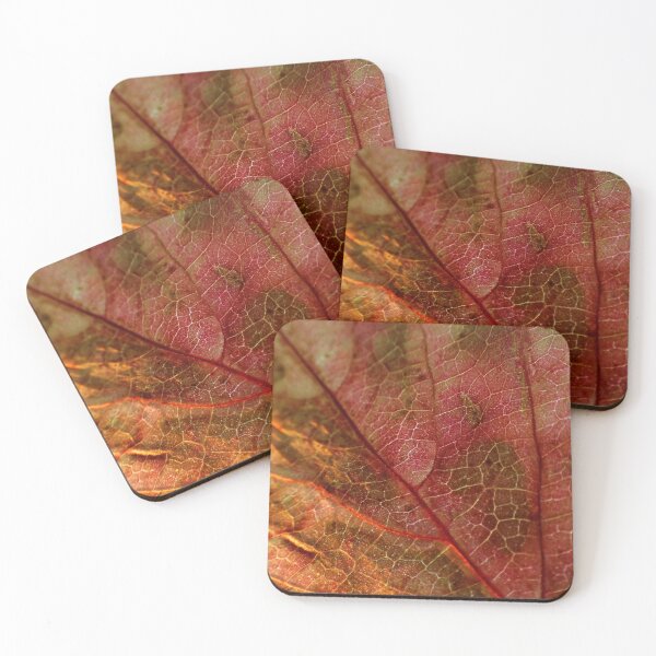Item preview, Abstract Leaf Texture Wall Art – Warm Nature Macro Pattern designed and sold by onubi.