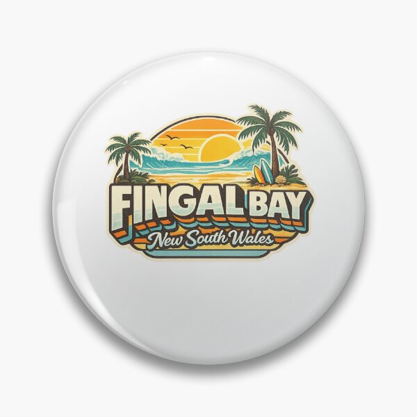 Item preview, Fingal Bay Beach with Port Stephens and Tomaree Head New South Wales designed and sold by Aryabek.