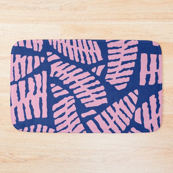 Item preview, Leaves Pattern Blue and Pink designed and sold by JustCreate2016.