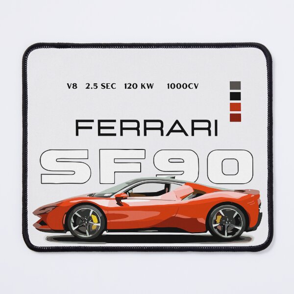 Item preview, Vintage Classic Car Ferrari SF 90 designed and sold by PrintCarClub.