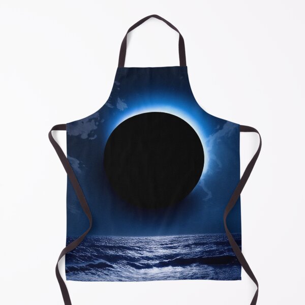 Item preview, Total solar eclipse over dark ocean at night designed and sold by ChernivtsiSkoda.