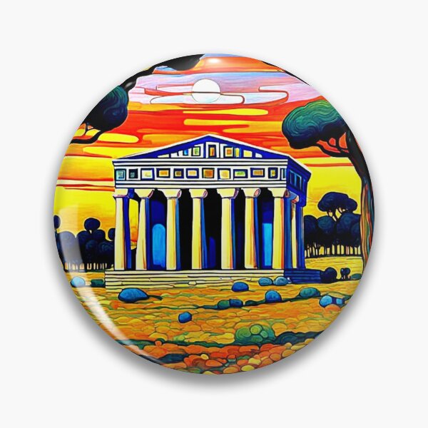 Item preview, Temple in meadow designed and sold by George Hutton Hunter.