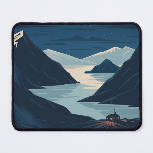 Item preview, Polar Night Expedition Poster – Retro Arctic Svalbard Travel Wall Art designed and sold by Tamas Das.