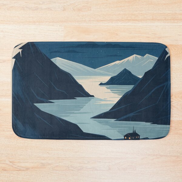 Item preview, Polar Night Expedition Poster – Retro Arctic Svalbard Travel Wall Art designed and sold by Tamas Das.