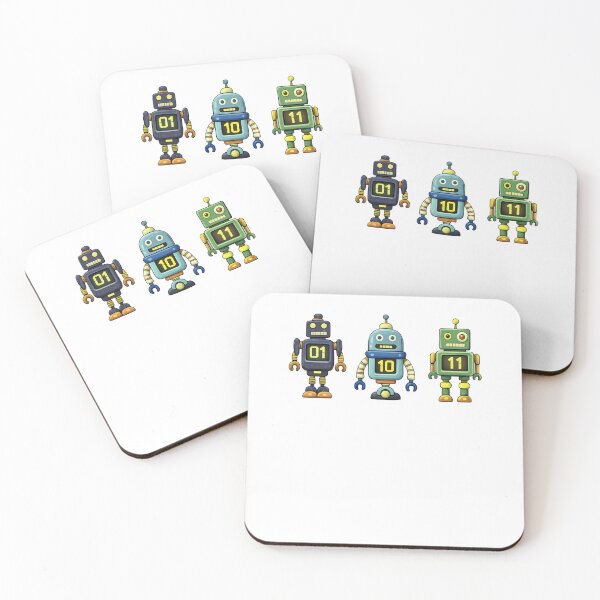 Item preview, 01 10 11 Robot Binary designed and sold by Hedoraxe.