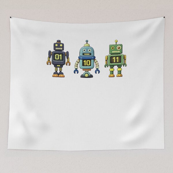 Item preview, 01 10 11 Robot Binary designed and sold by Hedoraxe.