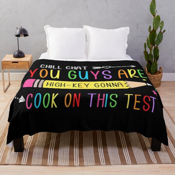 Item preview, High Key Gonna Cook On This Test Funny Gen Z Slang Teacher designed and sold by MassonCalepon.