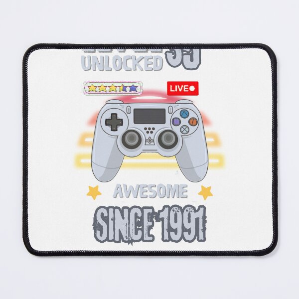 Item preview, 35th Birthday T-shirt 35yr 35 Year Old Birthday Level 35 Unlocked Awesome Since 1991 35th Birthday Gaming T-shirt designed and sold by Zibis09.