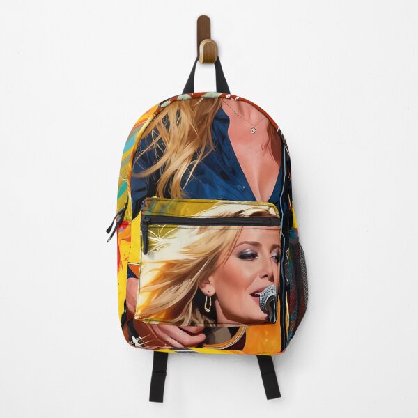 Item preview, Radiant Songstress With Guitar In Vivid Painted Swirls designed and sold by ArtaFutura.