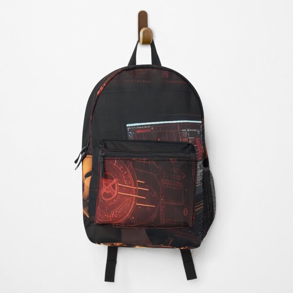 Item preview, Midnight Cyber Workspace Glowing With Breach Warning Shadows designed and sold by ArtaFutura.
