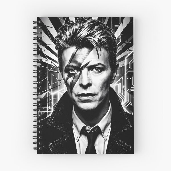 Item preview, Monochrome Futuristic Glam Portrait With Shattered Neon Aura designed and sold by ArtaFutura.