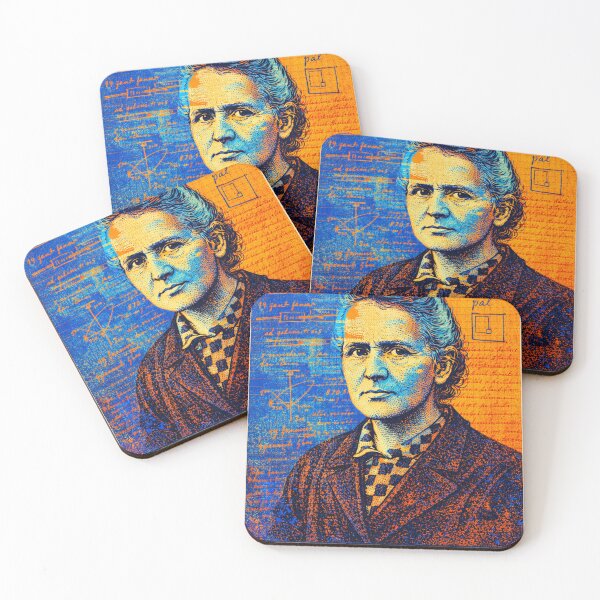 Item preview, Marie Curie: Pop Art Portrait - Chemistry Poster designed and sold by Mr Mustard Prints.