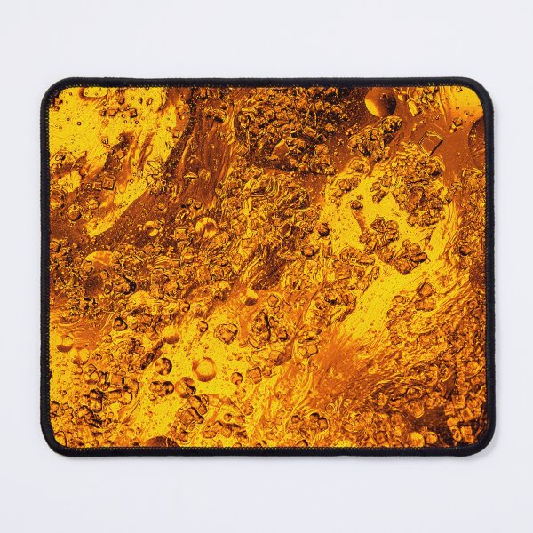 Item preview, Golden Amber Bubbles Abstract Macro Photography Art designed and sold by MartinAlex66554.