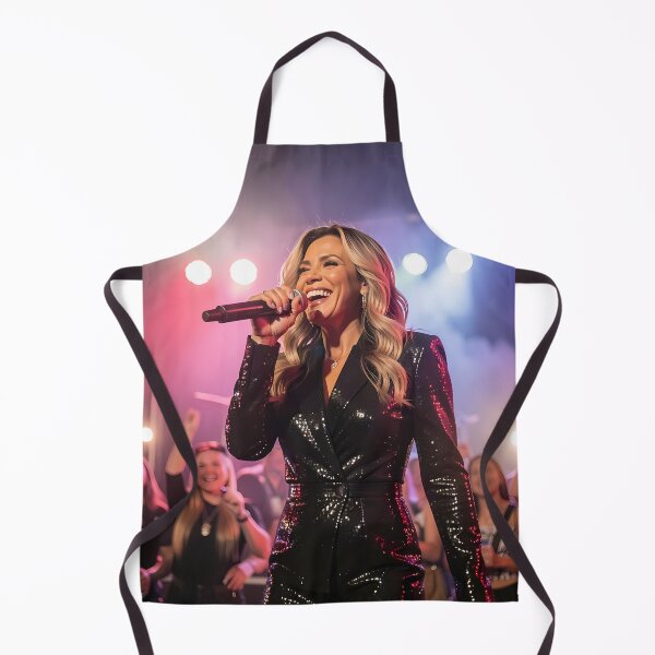 Item preview, Radiant Pop Vocalist Glowing Beneath Midnight Stage Lights designed and sold by ArtaFutura.