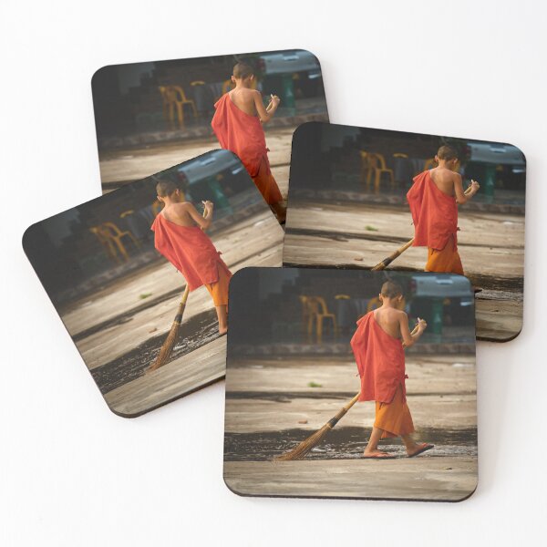 Item preview, A scene of monastic life in authentic Laos designed and sold by franck380.
