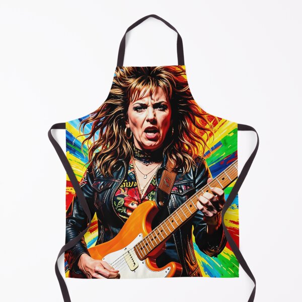 Item preview, Electric Rebel Guitarist Bursting Through Vivid Painted Sound designed and sold by ArtaFutura.