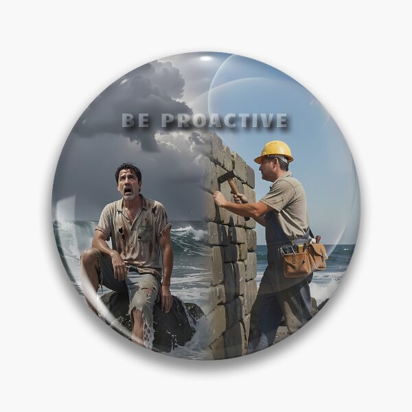 Item preview, Be Proactive Storm Wall Lesson in Coastal Resilience designed and sold by ArtaFutura.