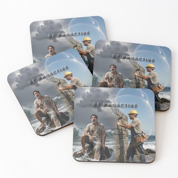 Item preview, Be Proactive Storm Wall Lesson in Coastal Resilience designed and sold by ArtaFutura.