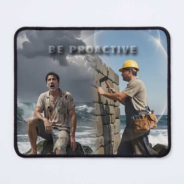Item preview, Be Proactive Storm Wall Lesson in Coastal Resilience designed and sold by ArtaFutura.