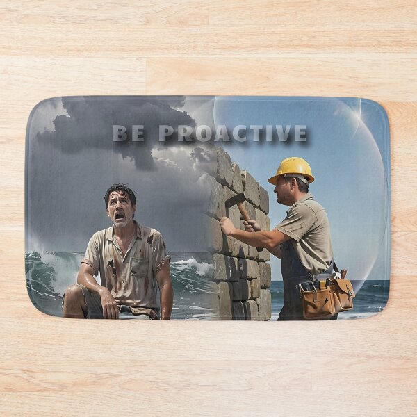 Item preview, Be Proactive Storm Wall Lesson in Coastal Resilience designed and sold by ArtaFutura.
