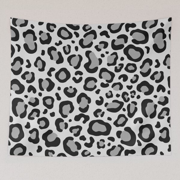 Item preview, Gray Leopard print luxury Pattern designed and sold by CHERRY--SHOP.