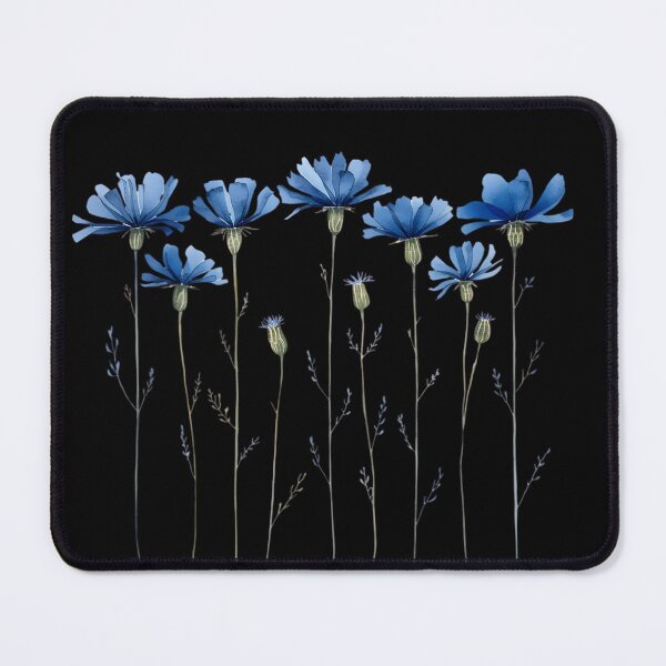 Item preview, Blue wild cornflowers designed and sold by uunaa.