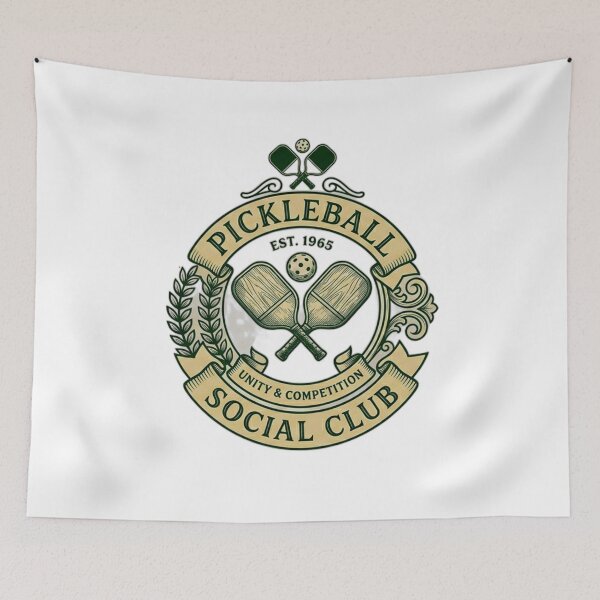 Item preview, Pickleball Social Club - Athletic Crest designed and sold by Clintora.