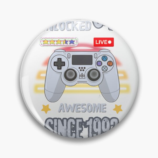 Item preview, 34th Birthday T-shirt 34yr 34 Year Old Birthday Level 34 Unlocked Awesome Since 1992 34th Birthday Gaming T-shirt designed and sold by Zibis09.